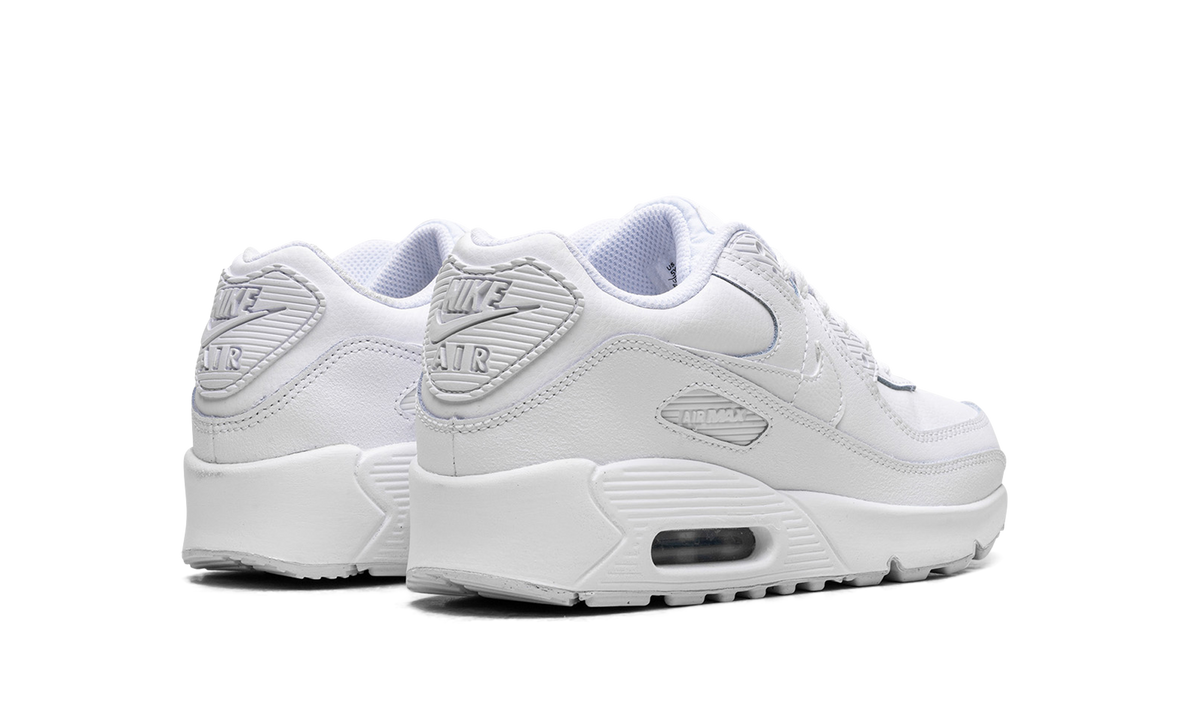 "White Metallic Silver" Air Max 90 GS HF6358 102 - product image from the listing.