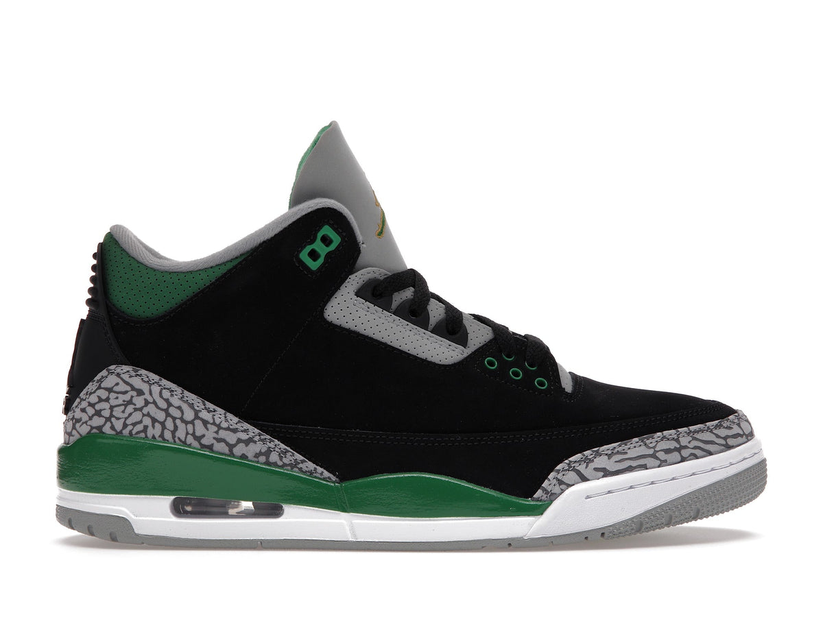 Jordan 3 - Pine Green - product photo shown in the listing for this item.