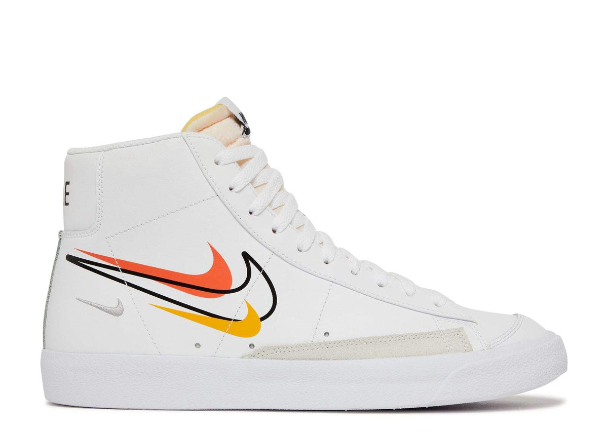 Nike Blazer Mid '77 'Multi Swoosh - Team Orange' Sneaker - product image from the listing.