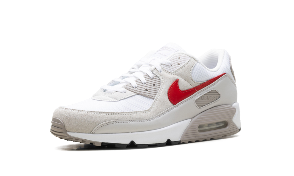 "White College Grey Vast Grey University Red" Air Max 90 DM0029 113 - product image from the listing.