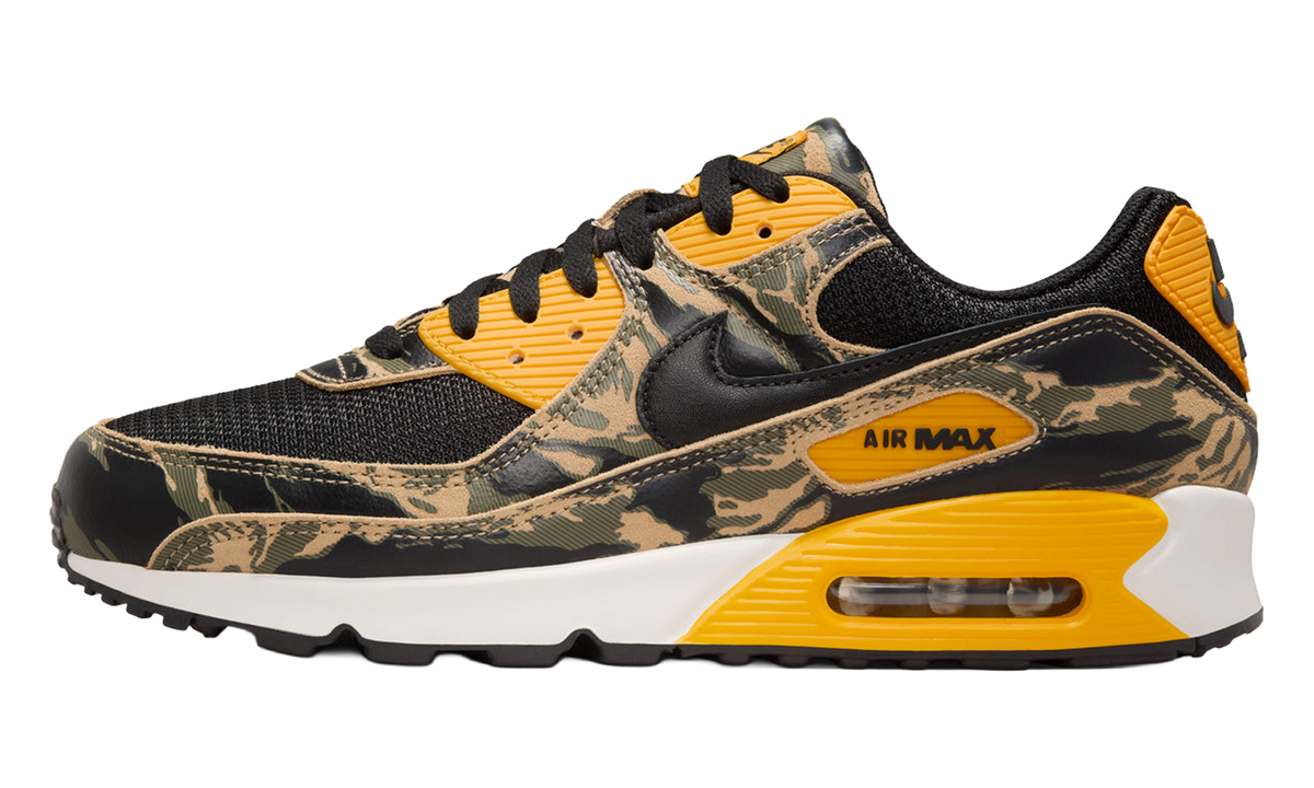 "Black University Gold Camo" Air Max 90 Premium IF1721 001 - product image from the listing.