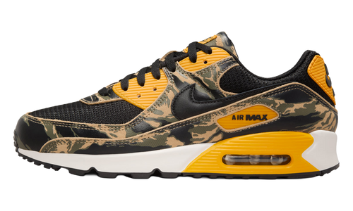 "Black University Gold Camo" Air Max 90 Premium IF1721 001 - product image from the listing.