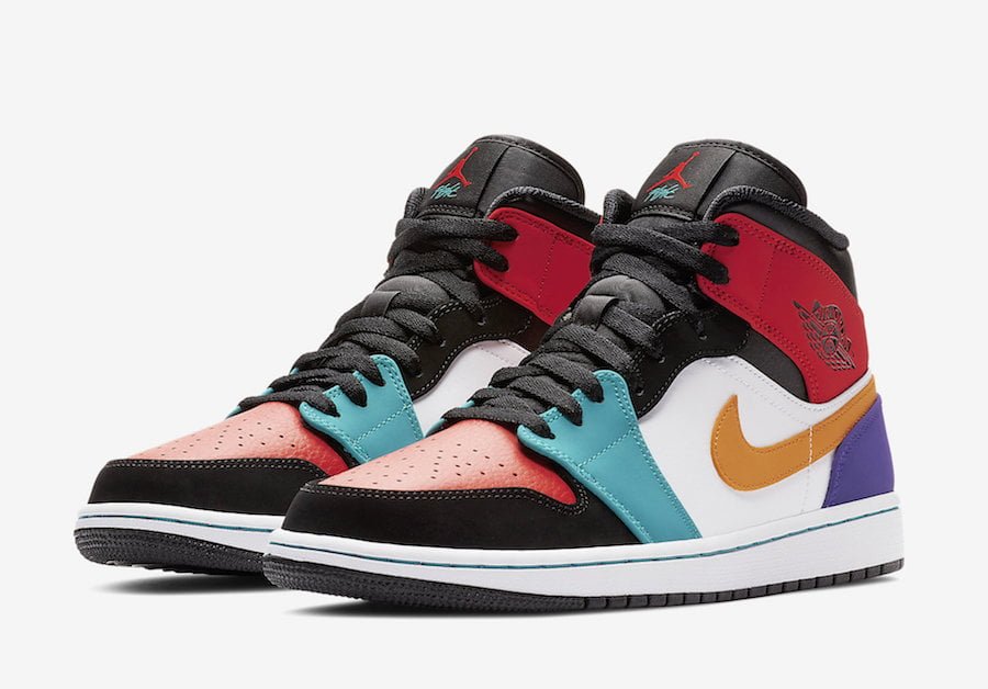 Multicolor - Jordan 1 Mid 554724 - product image from the listing.