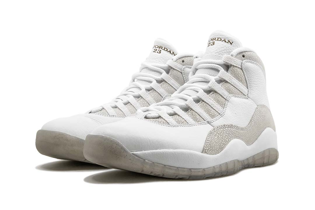 Jordan 10 Retro Drake OVO in White - product image from the listing.