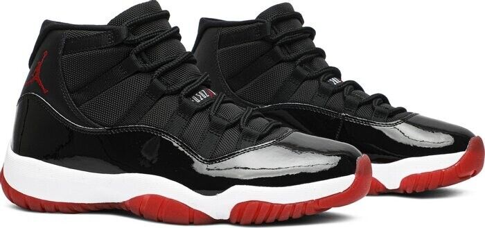 Bred - Jordan 11 Retro - product photo shown in the listing for this item.