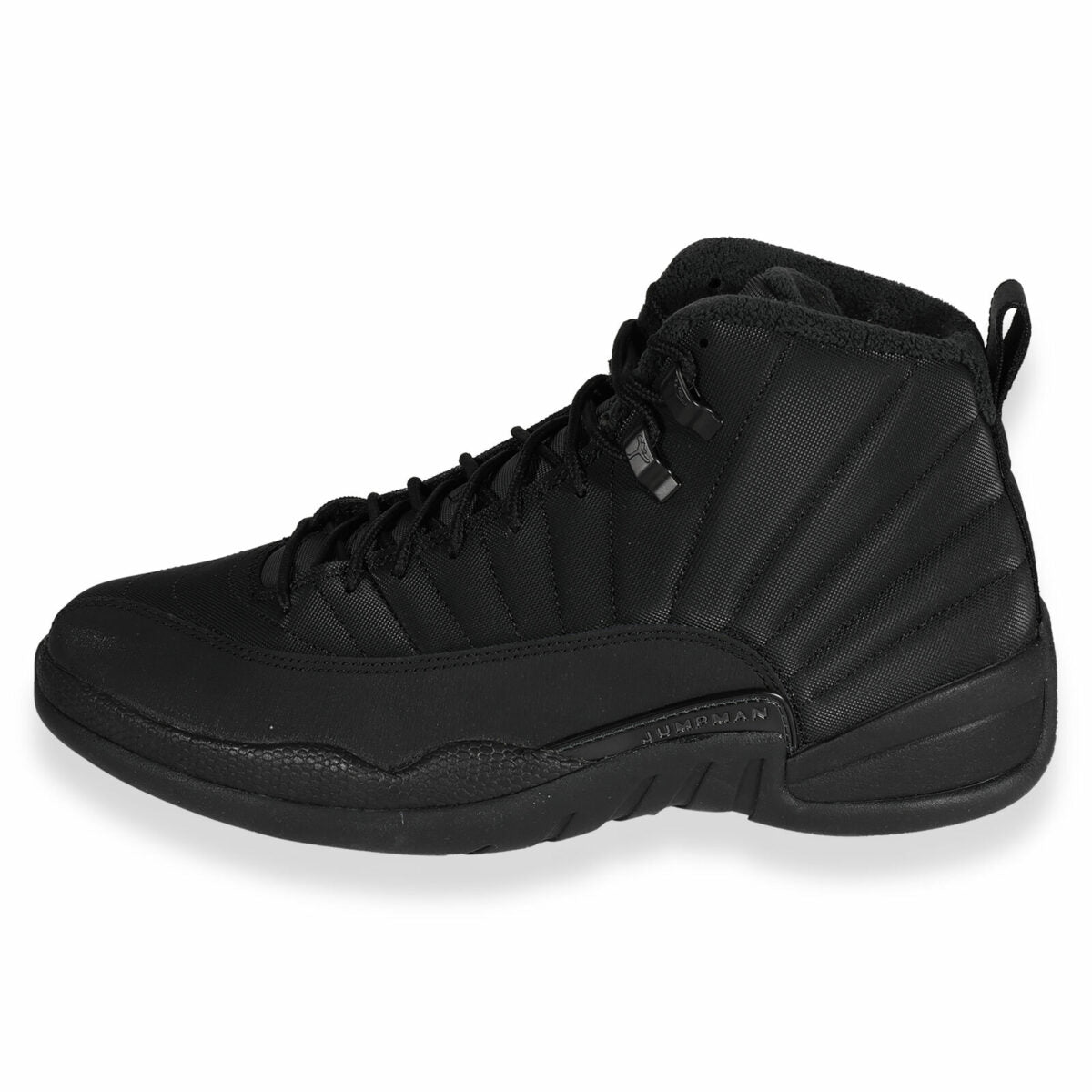 Jordan 12 Retro Winterized Triple in Black - product image from the listing.