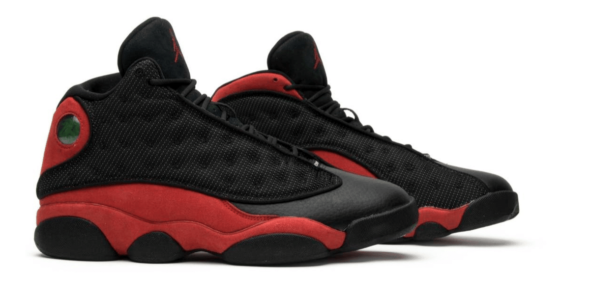 Bred - Jordan 13 Retro - product photo shown in the listing for this item.