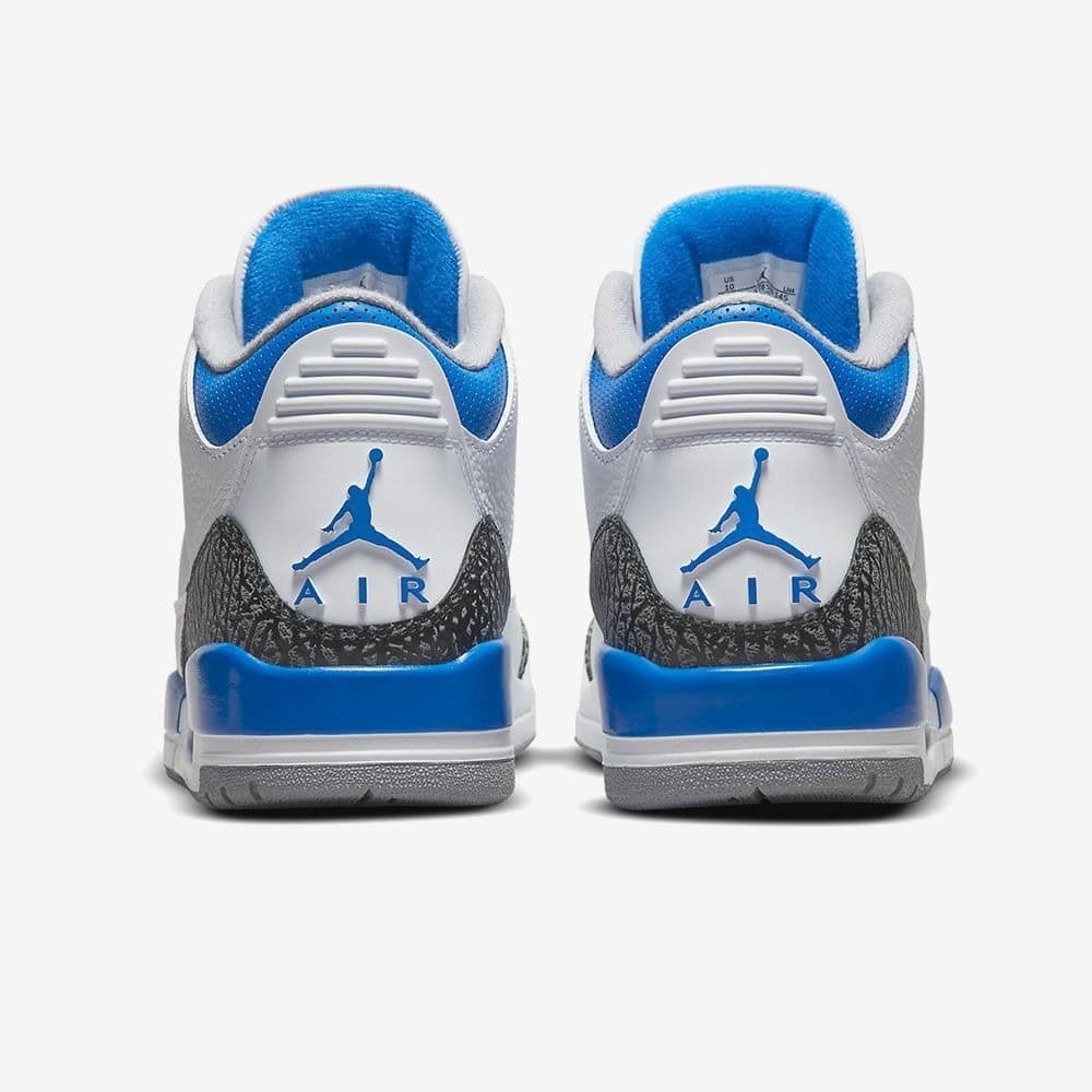 Jordan 3 Retro Racer in Blue - product image from the listing.