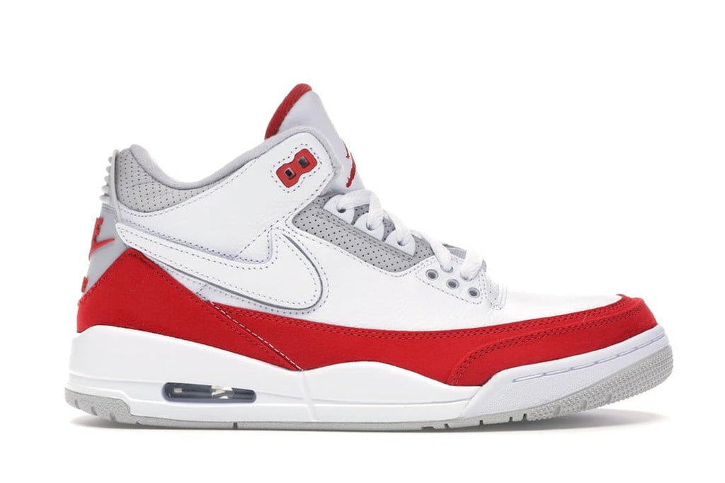 Jordan 3 Retro Tinker in White University Red - product image from the listing.