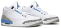 UNC (2020) - Jordan 3 Retro - product image from the listing.