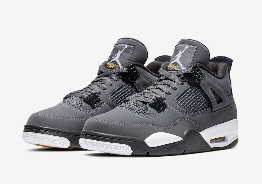 Cool Grey - Jordan 4 Retro 2019 - product image from the listing.