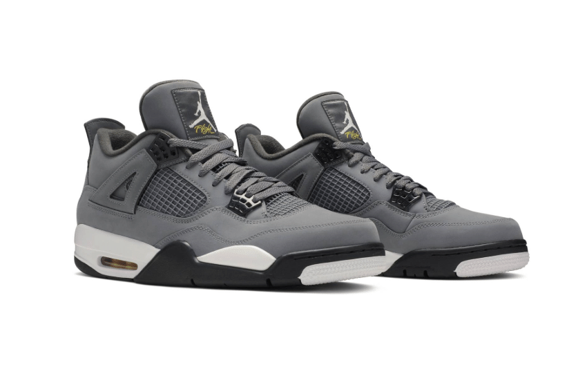 Cool Grey - Jordan 4 Retro 2019 - product image from the listing.