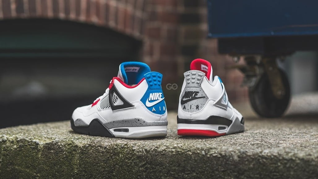 What The - Jordan 4 Retro - product photo shown in the listing for this item.