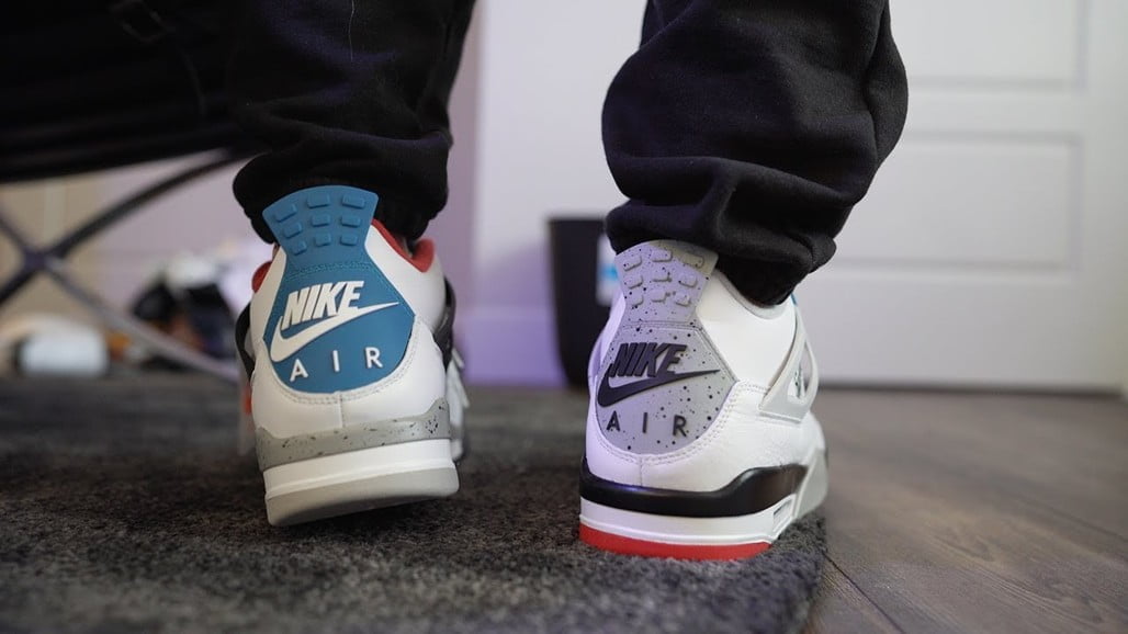 What The - Jordan 4 Retro - product photo shown in the listing for this item.