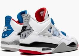 What The - Jordan 4 Retro - product photo shown in the listing for this item.
