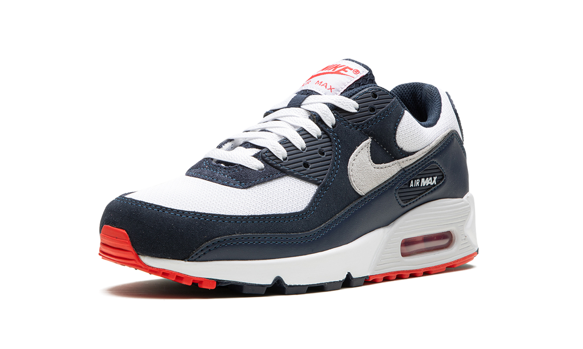 "Navy / Crimson" Air Max 90 DM0029 400 - product image from the listing.