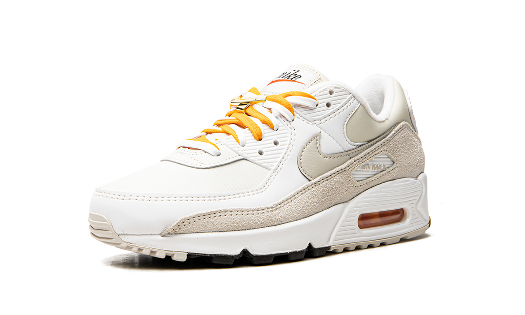 Women's AIR MAX 90 NMS "Light Bone University Gold" DA8709 100 - product image from the listing.