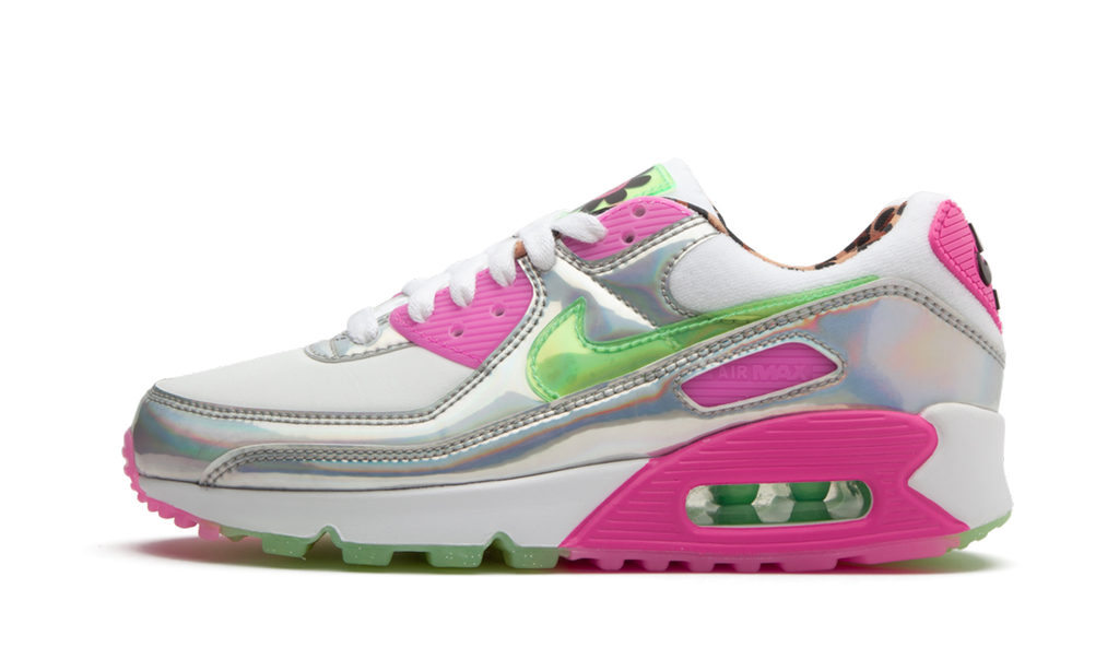 Women's AIR MAX 90 LX "Iridescent Leopard" CQ2559 100 - product image from the listing.