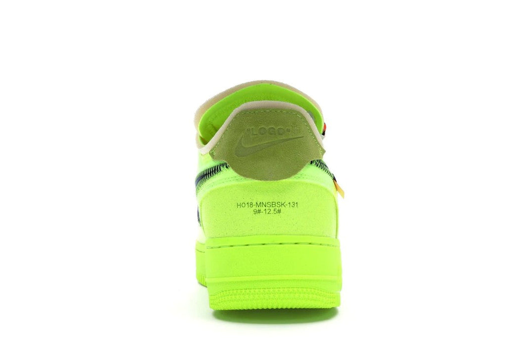 Nike Air Force 1 Low Off-White in Volt - product image from the listing.