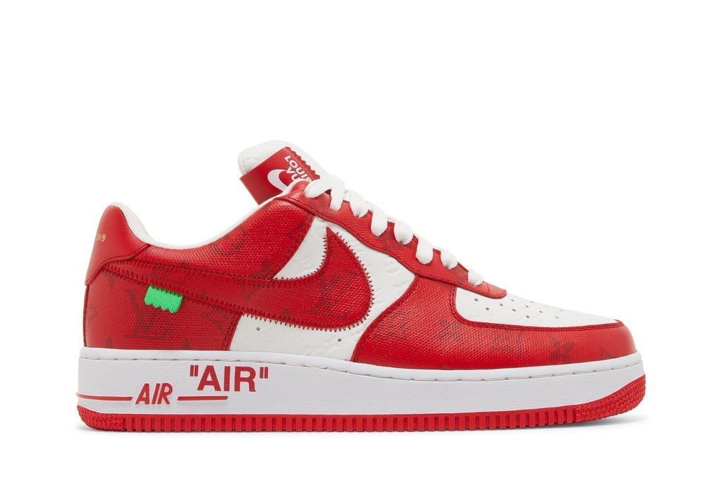 Nike Air Force 1 Low x Louis Vuitton By Virgil Abloh in White Red - product image from the listing.