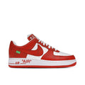 Nike Air Force 1 Low x Louis Vuitton By Virgil Abloh in White Red - product image from the listing.