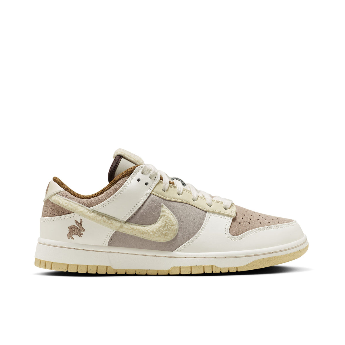 Nike Dunk Low Retro PRM Year of the Rabbit in Mocha Brown - product image from the listing.