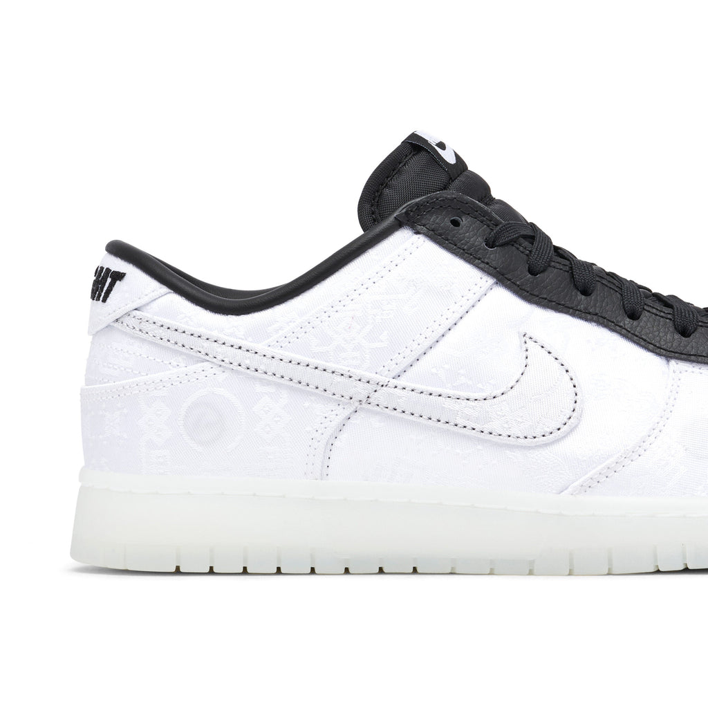 Nike Dunk Low x CLOT x fragment in Black White - product image from the listing.