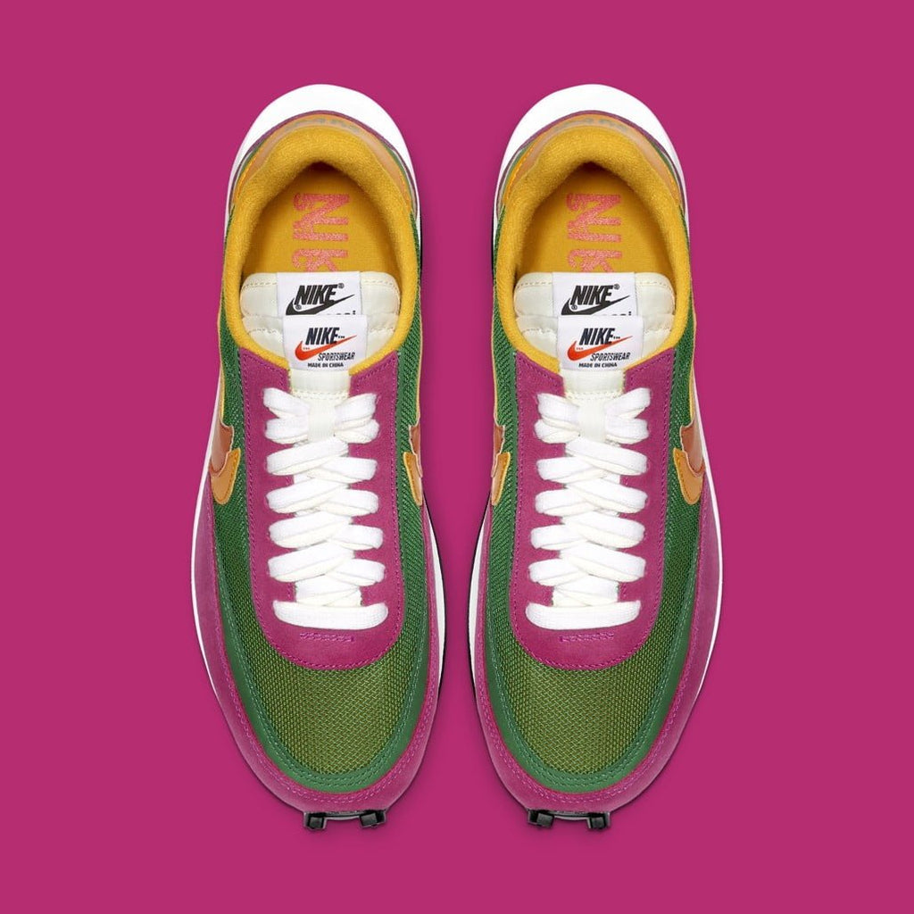 Nike LD Waffle sacai Pine in Green - product image from the listing.