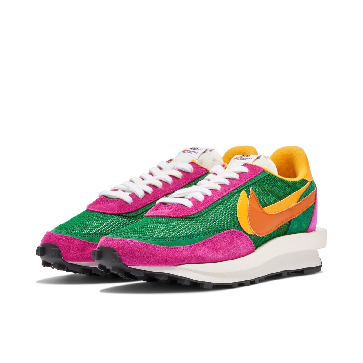 Nike LDWaffle x Sacai in Green Pink - product image from the listing.