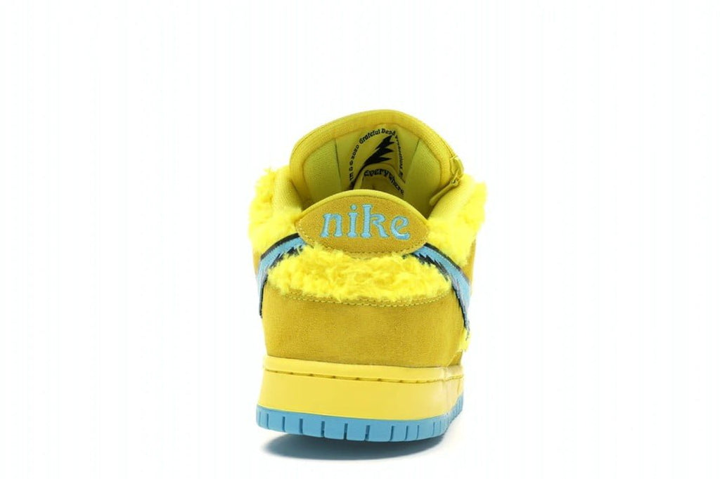 Nike SB Dunk Low Grateful Dead Bears Opti in Yellow - product image from the listing.