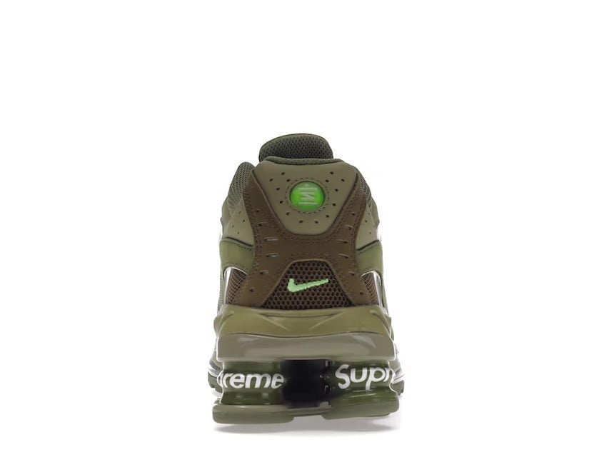 Nike Shox Ride 2 SP x Supreme in Olive - product image from the listing.