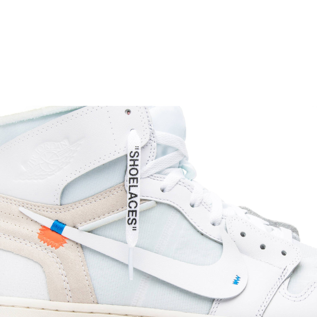"White" Off-White x Air Jordan 1 Retro High OG 2018 AQ0818-100 - product image from the listing.