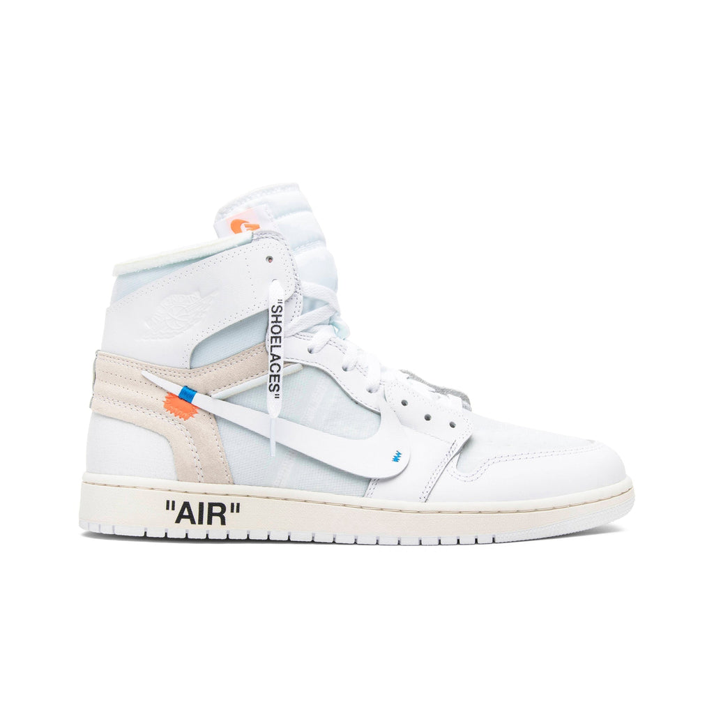 "White" Off-White x Air Jordan 1 Retro High OG 2018 AQ0818-100 - product image from the listing.