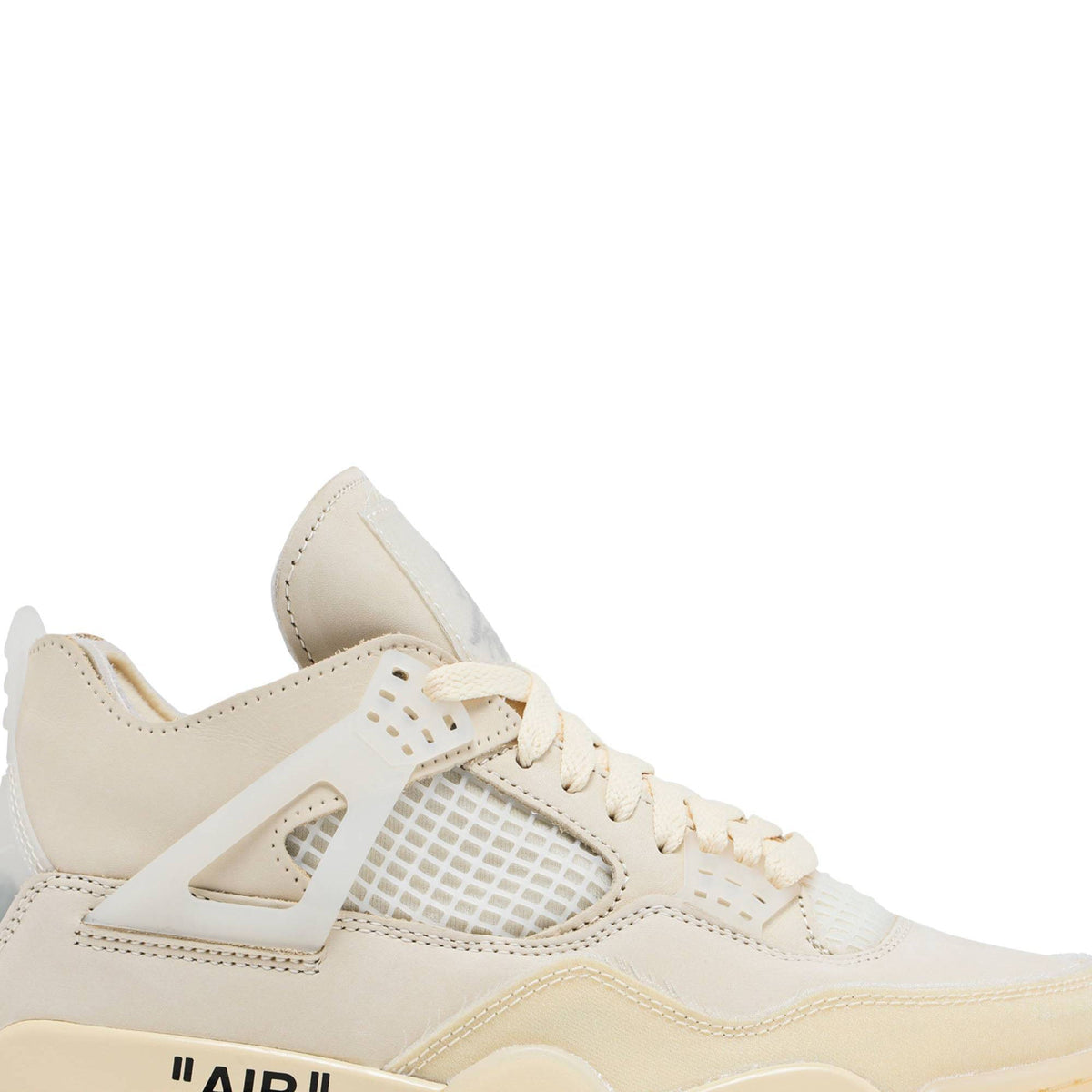 Women's Off-White x Air Jordan 4 SP Sail CV9388-100 - product image from the listing.