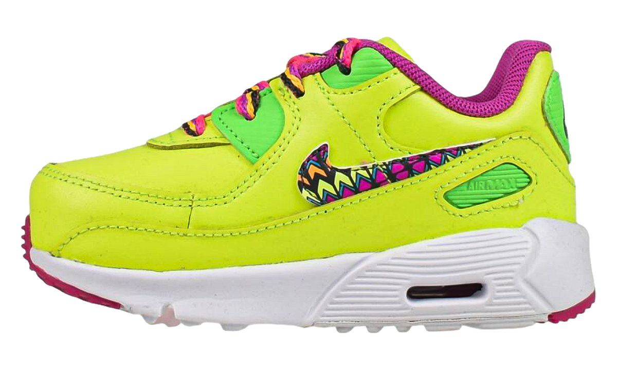 "Volt Fire Pink Green Strike" Air Max 90 TD CW5798 700 - product image from the listing.