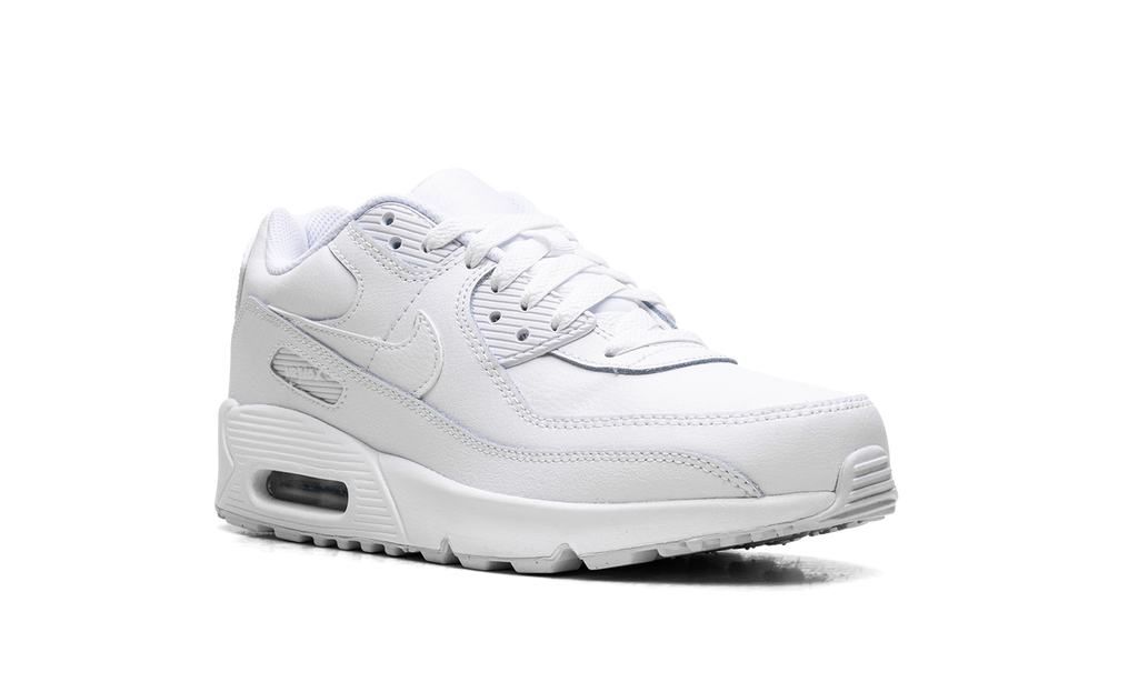 "White Metallic Silver" Air Max 90 GS HF6358 102 - product image from the listing.