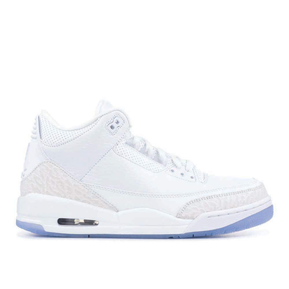 Air Jordan 3 Retro 'Triple White' Sneaker - product image from the listing.