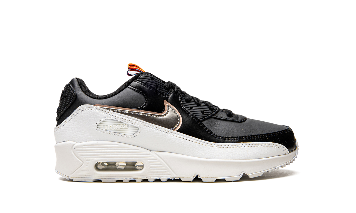 "Off Noir Metallic Pewter" Air Max 90 LTR GS DJ0414 001 - product image from the listing.