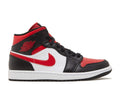 Air Jordan 1 Mid 'Bred Toe' Footwear - product image from the listing.