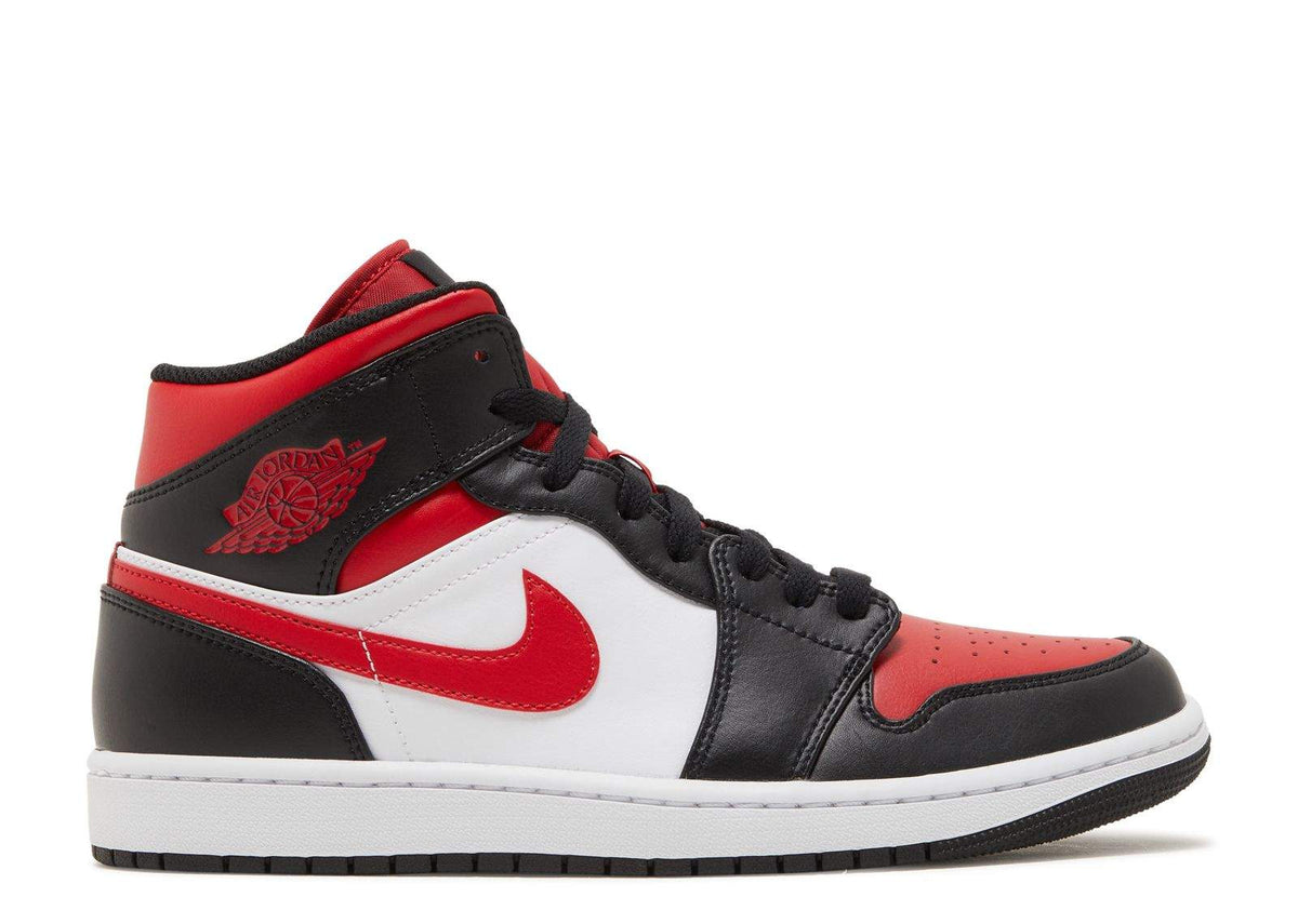 Air Jordan 1 Mid 'Bred Toe' Footwear - product image from the listing.