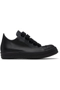 Dark Shadow Black/Black Jumbo Lace Lows by Rick Owens - product image from the listing.