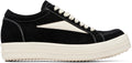 Black Suede Vintage Lows by Rick Owens - product image from the listing.