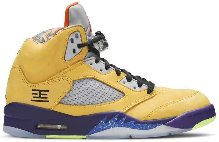 Size 12 Jordan 5 What The in Blue - product image from the listing.