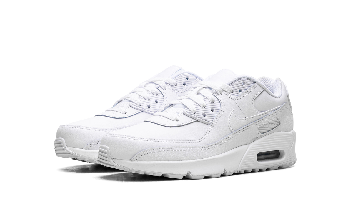 "White Metallic Silver" Air Max 90 GS HF6358 102 - product image from the listing.
