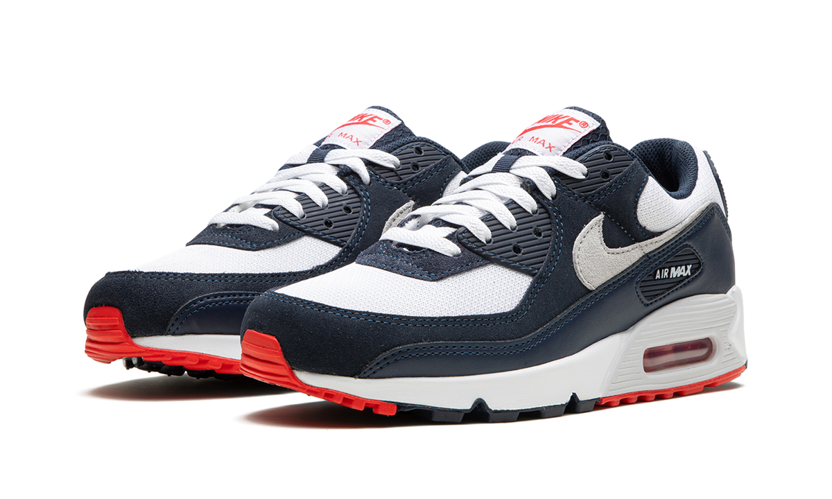 "Navy / Crimson" Air Max 90 DM0029 400 - product image from the listing.