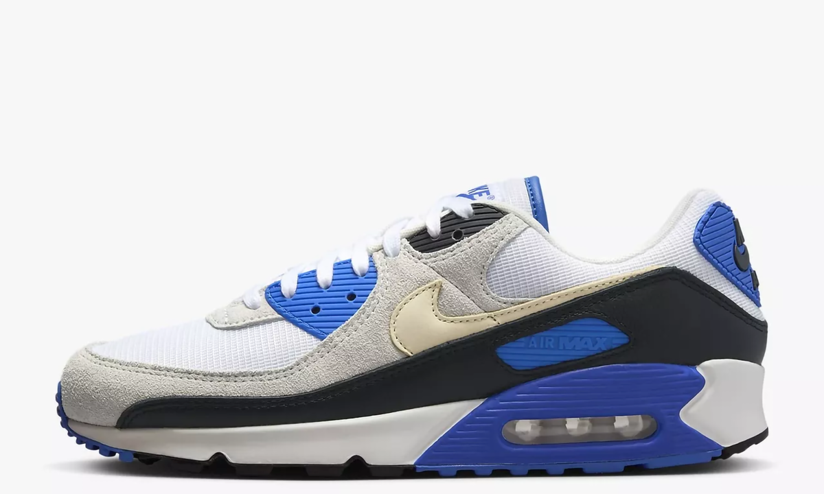 "Khaki Racer Blue" Air Max 90 HF3449 100 - product image from the listing.