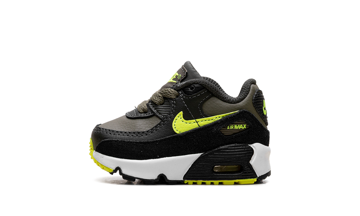 "Medium Olive/Volt-Black" Air Max 90 LTR TD DV3609 200 - product image from the listing.