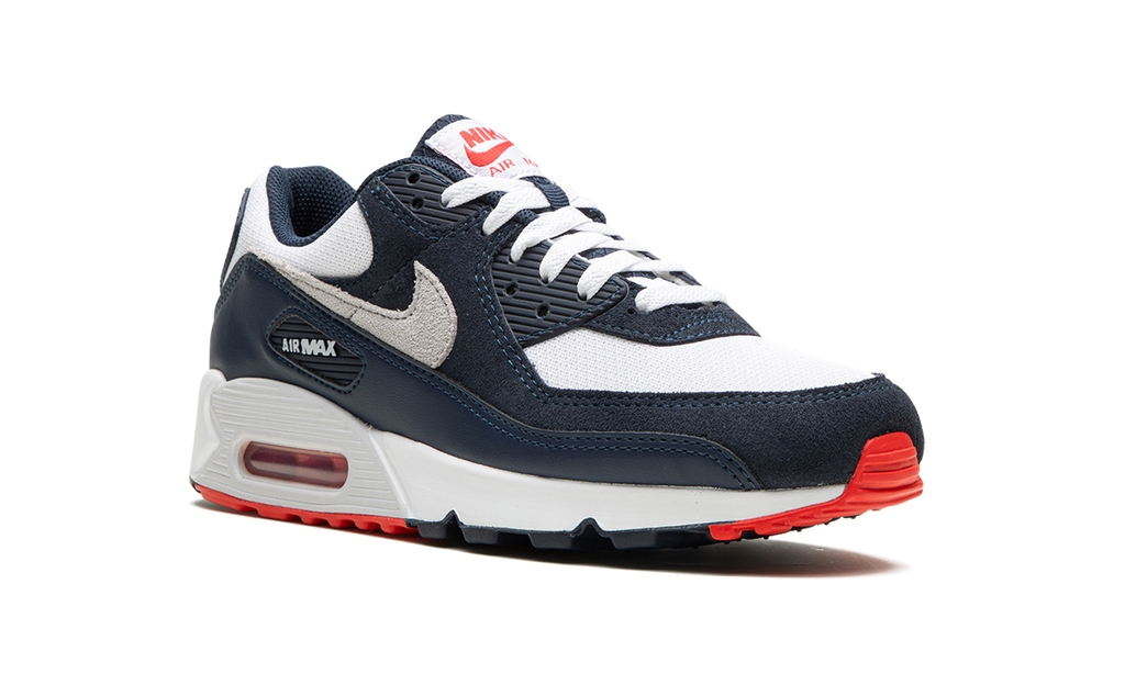 "Navy / Crimson" Air Max 90 DM0029 400 - product image from the listing.