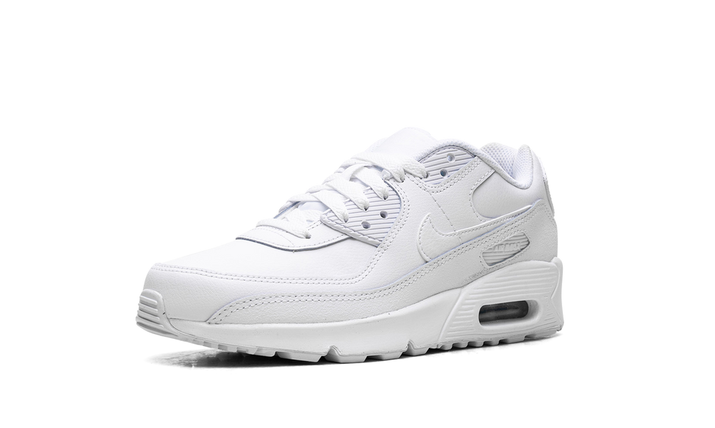 "White Metallic Silver" Air Max 90 GS HF6358 102 - product image from the listing.