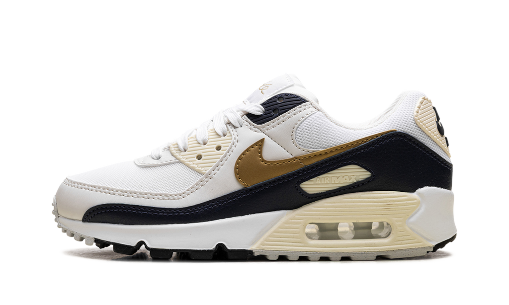 Women's Air Max 90 "Olympic (2024)" HF3444 100 - product image from the listing.